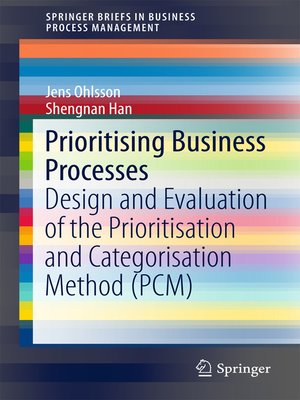 cover image of Prioritising Business Processes